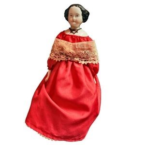 OOAK handmade porcelain Victorian doll